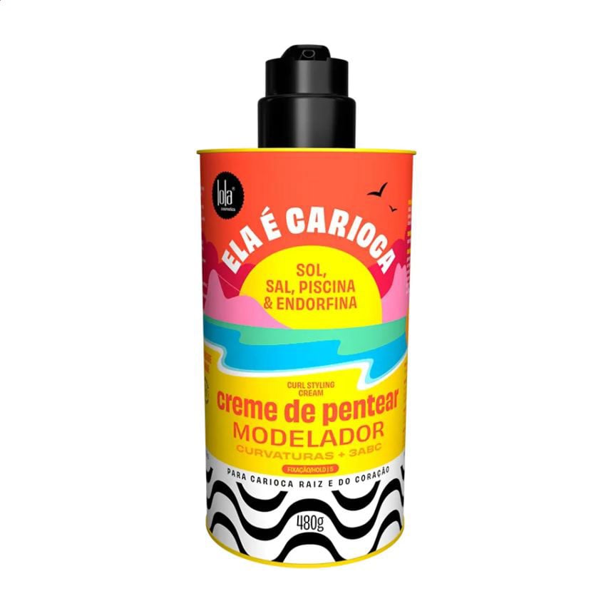 Крем для укладання кучерявого волосся Lola From Rio Ela E Carioca Combing Cream 3ABC, 480 г